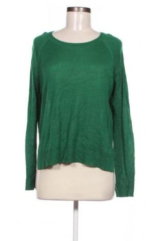 Дамски пуловер Zara Knitwear, Размер L, Цвят Зелен, Цена 13,50 лв.