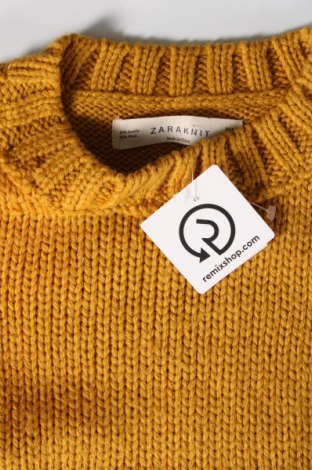 Γυναικείο πουλόβερ Zara Knitwear, Μέγεθος S, Χρώμα Κίτρινο, Τιμή 4,84 €