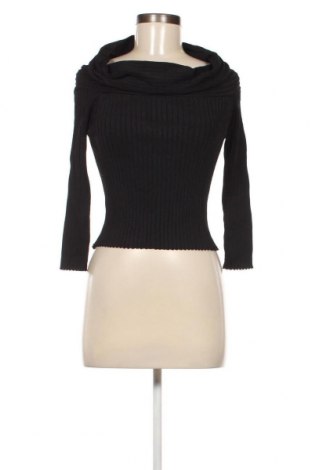 Дамски пуловер Zara Knitwear, Размер L, Цвят Черен, Цена 8,64 лв.