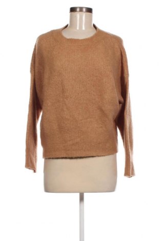 Дамски пуловер Zara Knitwear, Размер S, Цвят Кафяв, Цена 9,45 лв.