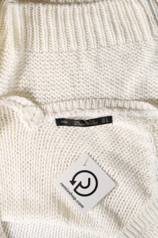 Дамски пуловер Zara Knitwear, Размер S, Цвят Бял, Цена 7,29 лв.