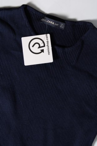 Pulover de femei Zara Knitwear, Mărime S, Culoare Albastru, Preț 88,82 Lei