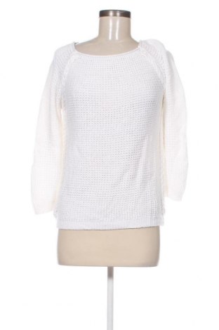 Дамски пуловер Zara Knitwear, Размер L, Цвят Бял, Цена 13,50 лв.