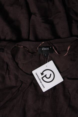 Γυναικείο πουλόβερ Zizzi, Μέγεθος L, Χρώμα Καφέ, Τιμή 9,80 €