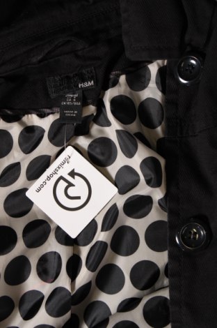 Damen Trenchcoat H&M, Größe S, Farbe Schwarz, Preis 26,81 €