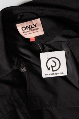 Damen Trench Coat ONLY, Größe XL, Farbe Schwarz, Preis € 13,50