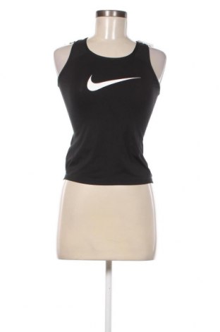 Damen Sporttop Nike, Größe M, Farbe Schwarz, Preis 10,43 €