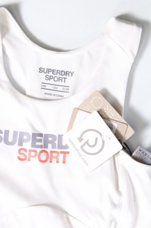 Γυναίκειο αθλητικό τοπ Superdry, Μέγεθος S, Χρώμα Λευκό, Τιμή 27,84 €