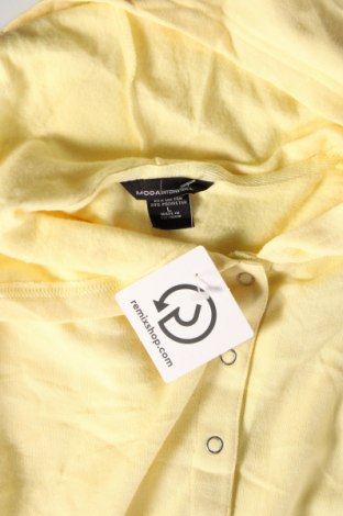 Γυναικείο φούτερ Moda International, Μέγεθος L, Χρώμα Κίτρινο, Τιμή 4,31 €
