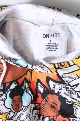 Γυναικείο φούτερ On Fire, Μέγεθος L, Χρώμα Πολύχρωμο, Τιμή 23,01 €
