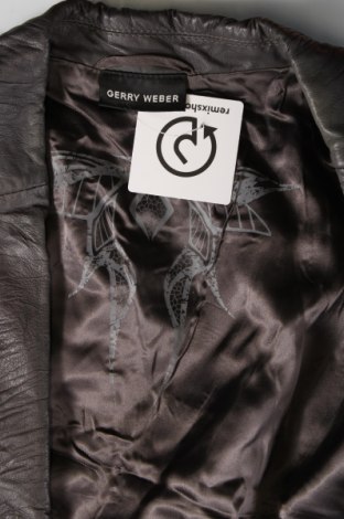 Γυναικείο δερμάτινο σακάκι Gerry Weber, Μέγεθος L, Χρώμα Γκρί, Τιμή 36,35 €