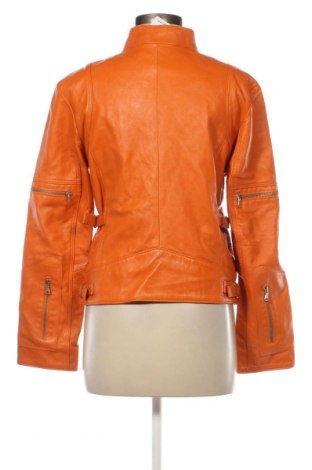 Dámska kožená bunda , Veľkosť M, Farba Oranžová, Cena  60,67 €