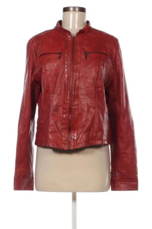 Dámská kožená bunda , Velikost M, Barva Červená, Cena  1 450,00 Kč