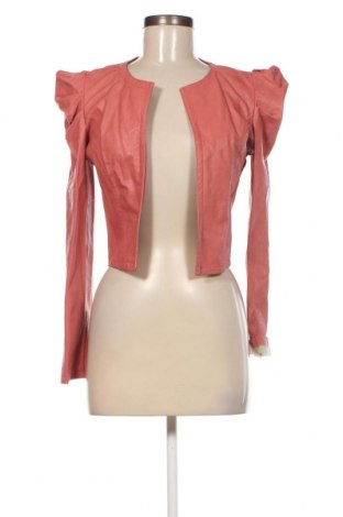 Damen Lederjacke, Größe M, Farbe Rosa, Preis 13,81 €