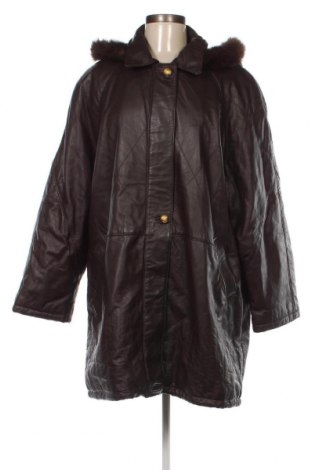 Dámska kožená bunda , Veľkosť L, Farba Hnedá, Cena  27,78 €