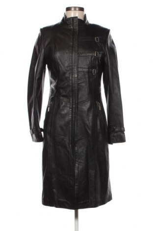 Γυναικείο δερμάτινο μπουφάν, Μέγεθος M, Χρώμα Μαύρο, Τιμή 54,74 €