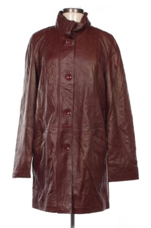 Дамско кожено яке, Размер L, Цвят Червен, Цена 90,95 лв.