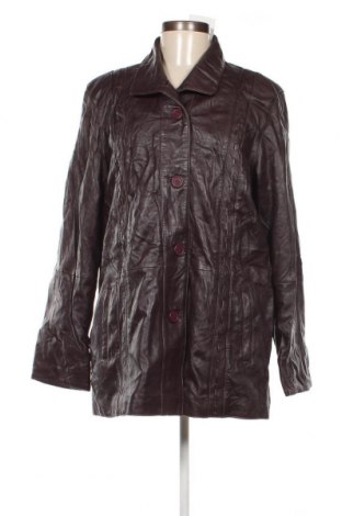Dámská kožená bunda , Velikost M, Barva Fialová, Cena  1 450,00 Kč