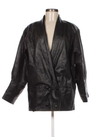 Γυναικείο δερμάτινο μπουφάν, Μέγεθος XL, Χρώμα Μαύρο, Τιμή 37,95 €