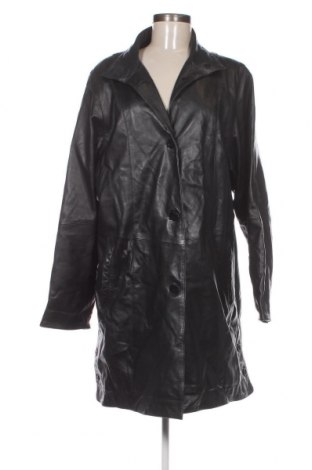 Γυναικείο δερμάτινο μπουφάν, Μέγεθος L, Χρώμα Μαύρο, Τιμή 56,26 €