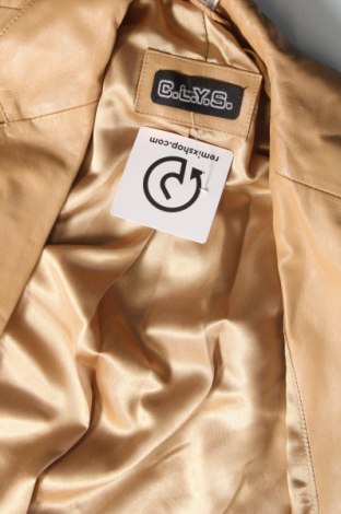 Dámska kožená bunda , Veľkosť S, Farba Béžová, Cena  60,67 €