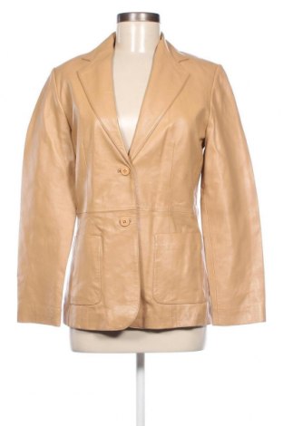 Dámska kožená bunda , Veľkosť S, Farba Béžová, Cena  51,57 €