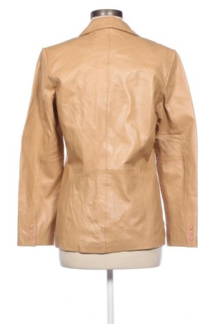 Dámska kožená bunda , Veľkosť S, Farba Béžová, Cena  60,67 €