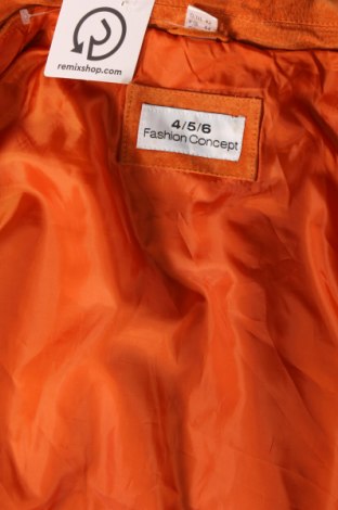Γυναικείο δερμάτινο μπουφάν 4/5/6 Fashion Concept, Μέγεθος L, Χρώμα Καφέ, Τιμή 66,19 €
