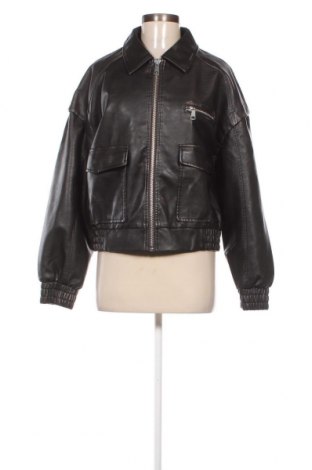Dámska kožená bunda  About You, Veľkosť S, Farba Čierna, Cena  148,45 €