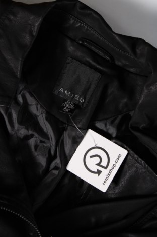 Dámská kožená bunda  Amisu, Velikost L, Barva Černá, Cena  781,00 Kč