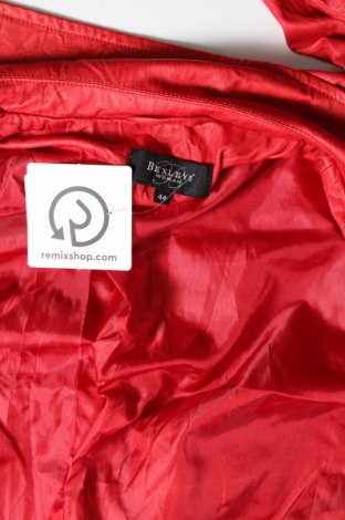 Γυναικείο δερμάτινο μπουφάν Bexleys, Μέγεθος XL, Χρώμα Κόκκινο, Τιμή 12,53 €