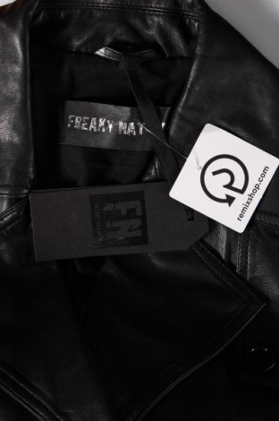 Γυναικείο δερμάτινο μπουφάν Freaky Nation, Μέγεθος S, Χρώμα Μαύρο, Τιμή 265,98 €