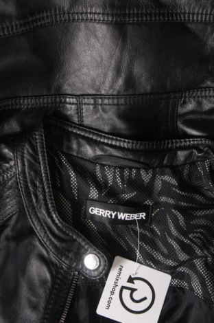 Γυναικείο δερμάτινο μπουφάν Gerry Weber, Μέγεθος XL, Χρώμα Μαύρο, Τιμή 139,79 €