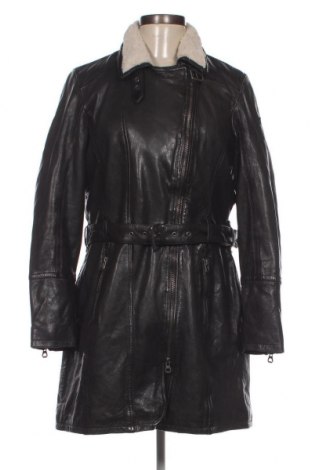 Γυναικείο δερμάτινο μπουφάν Gipsy, Μέγεθος XL, Χρώμα Μαύρο, Τιμή 119,69 €