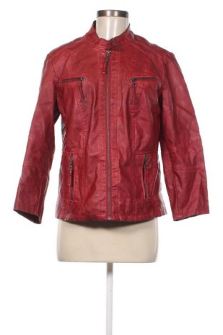 Dámska kožená bunda  Lisa Tossa, Veľkosť L, Farba Červená, Cena  21,69 €