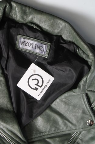 Γυναικείο δερμάτινο μπουφάν MEOTINE, Μέγεθος M, Χρώμα Πράσινο, Τιμή 286,72 €