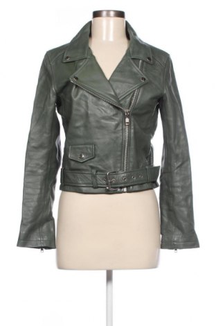 Dámska kožená bunda  MEOTINE, Veľkosť M, Farba Zelená, Cena  262,83 €