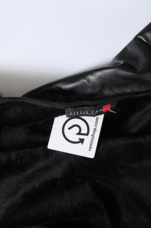 Γυναικείο δερμάτινο μπουφάν Minx by Eva Lutz, Μέγεθος M, Χρώμα Μαύρο, Τιμή 9,09 €