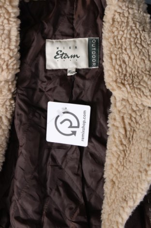 Γυναικείο δερμάτινο μπουφάν Miss Etam, Μέγεθος XXL, Χρώμα Καφέ, Τιμή 48,65 €