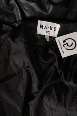 Dámská kožená bunda  NA-KD, Velikost S, Barva Černá, Cena  344,00 Kč