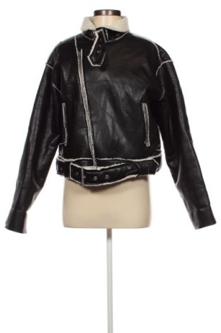 Γυναικείο δερμάτινο μπουφάν Nly Trend, Μέγεθος XL, Χρώμα Μαύρο, Τιμή 30,31 €