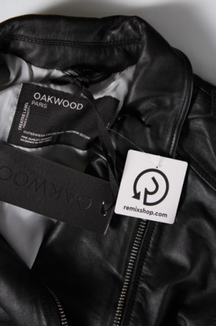 Γυναικείο δερμάτινο μπουφάν Oakwood, Μέγεθος XXL, Χρώμα Μαύρο, Τιμή 226,08 €