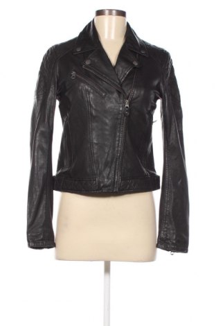 Dámska kožená bunda  Pepe Jeans, Veľkosť S, Farba Čierna, Cena  132,99 €