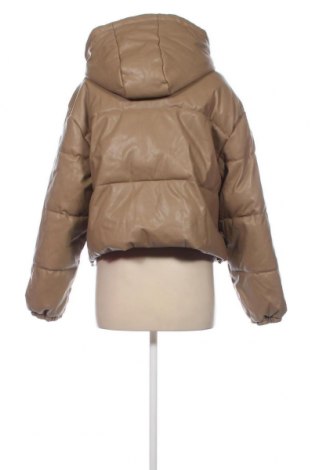 Damen Lederjacke Pull&Bear, Größe L, Farbe Beige, Preis 28,30 €