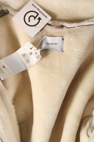 Dámska kožená bunda  Reserved, Veľkosť S, Farba Béžová, Cena  40,41 €