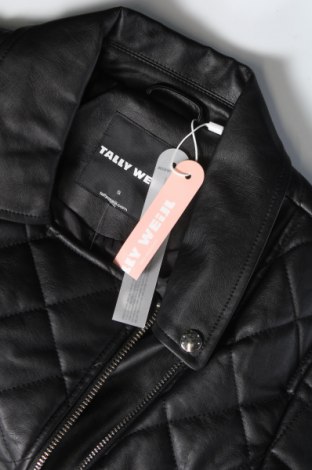 Dámska kožená bunda  Tally Weijl, Veľkosť S, Farba Čierna, Cena  40,72 €