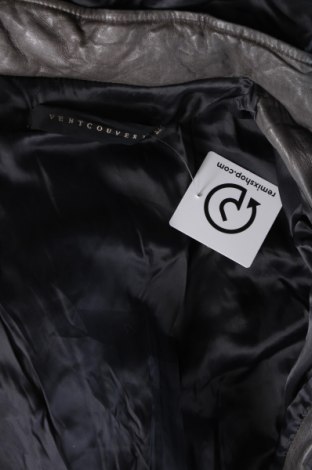 Dámska kožená bunda  Vent Couvert Paris, Veľkosť L, Farba Sivá, Cena  122,47 €