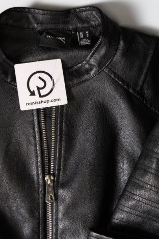 Dámska kožená bunda  Vero Moda, Veľkosť M, Farba Čierna, Cena  21,05 €