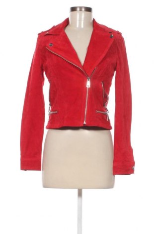 Γυναικείο δερμάτινο μπουφάν Vero Moda, Μέγεθος S, Χρώμα Κόκκινο, Τιμή 28,68 €