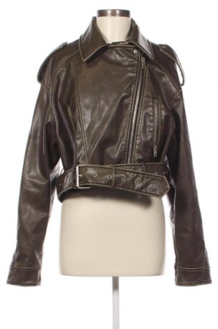 Γυναικείο δερμάτινο μπουφάν Zara, Μέγεθος XL, Χρώμα Καφέ, Τιμή 12,55 €
